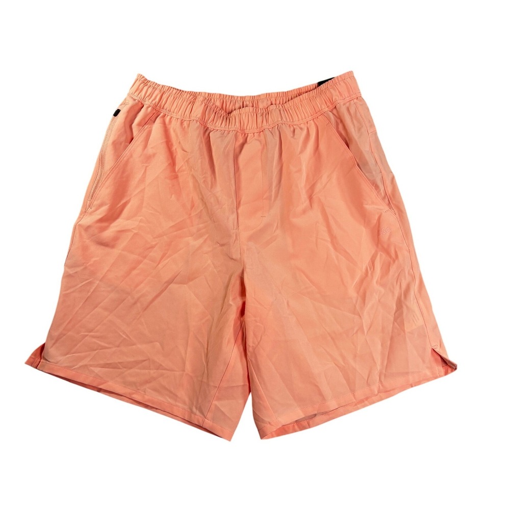 DSG Mens 8 Inch Agility Short Athletic Fit Peach Orange Size S NWT